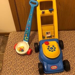 Push & pop , lawnmower